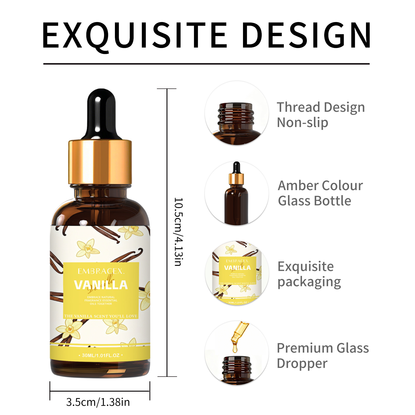 30ml バニラフレグランスオイル ディフューザー用 キャン - Candle Supplies Free Shipping のレビューと価格