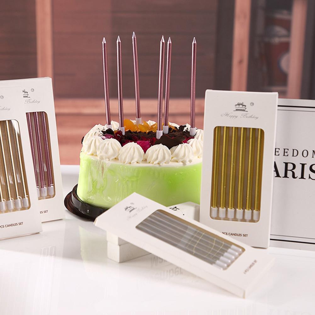 6/18個入り メタル ゴールド シルバー 誕生日キャンドル - Candle Supplies Free Shipping のレビューと価格